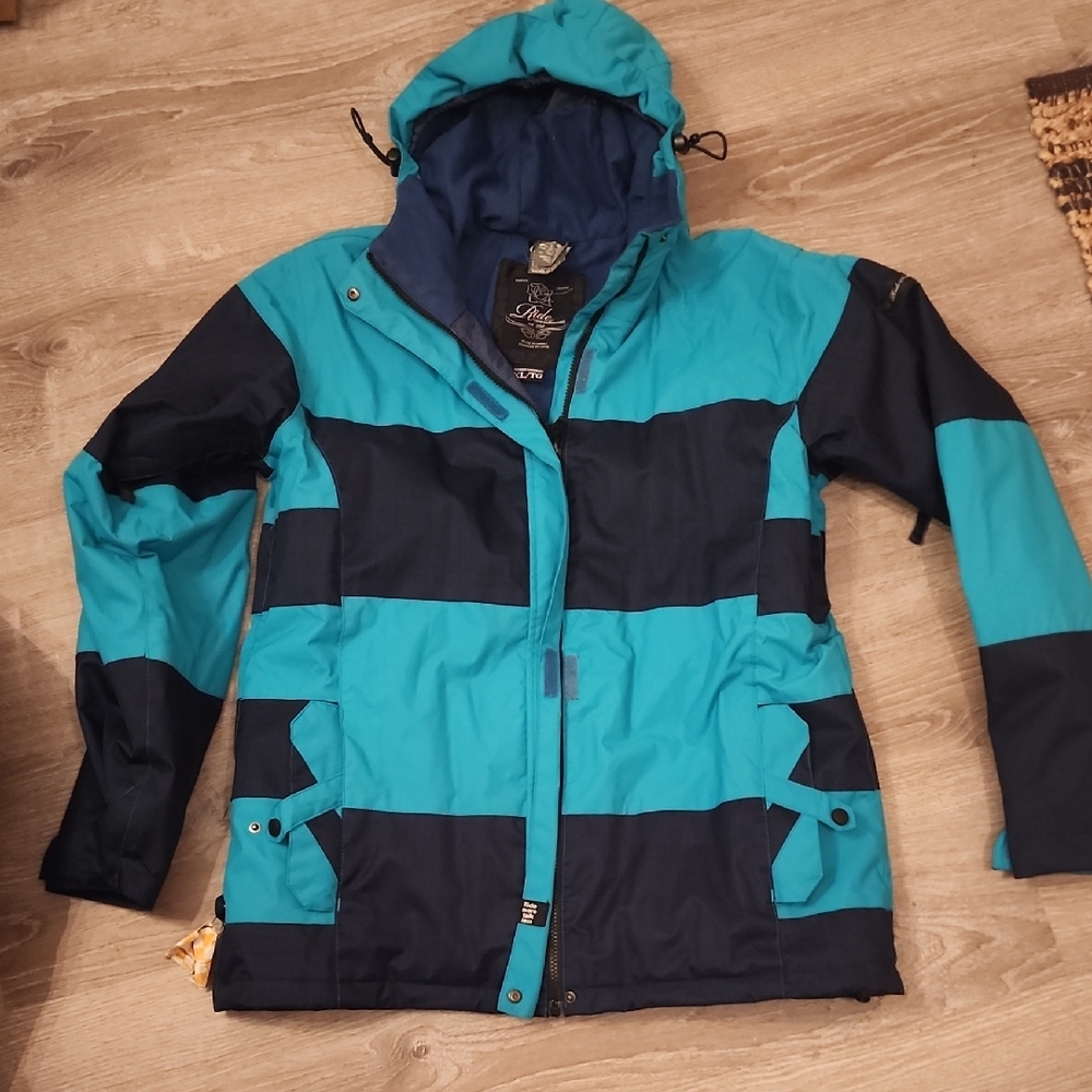 Women's Ride Striped Ski Coat